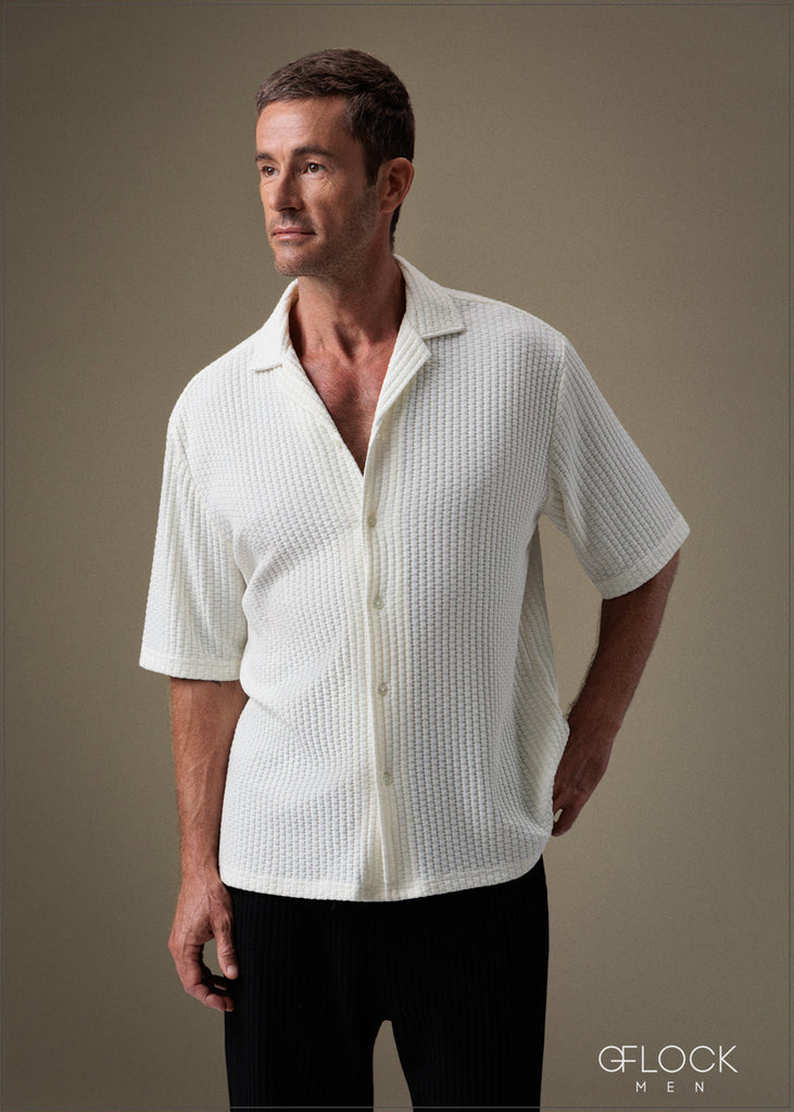 Oversize Revere Collar Shirt - 191125