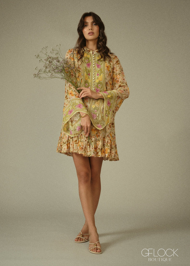 Wildflower Embroidered Dress - 080826
