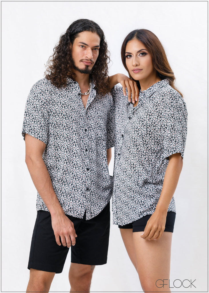 Printed Viscose Shirt - 211222 - 04