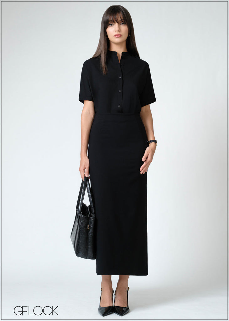 Long Pencil Skirt - 080626