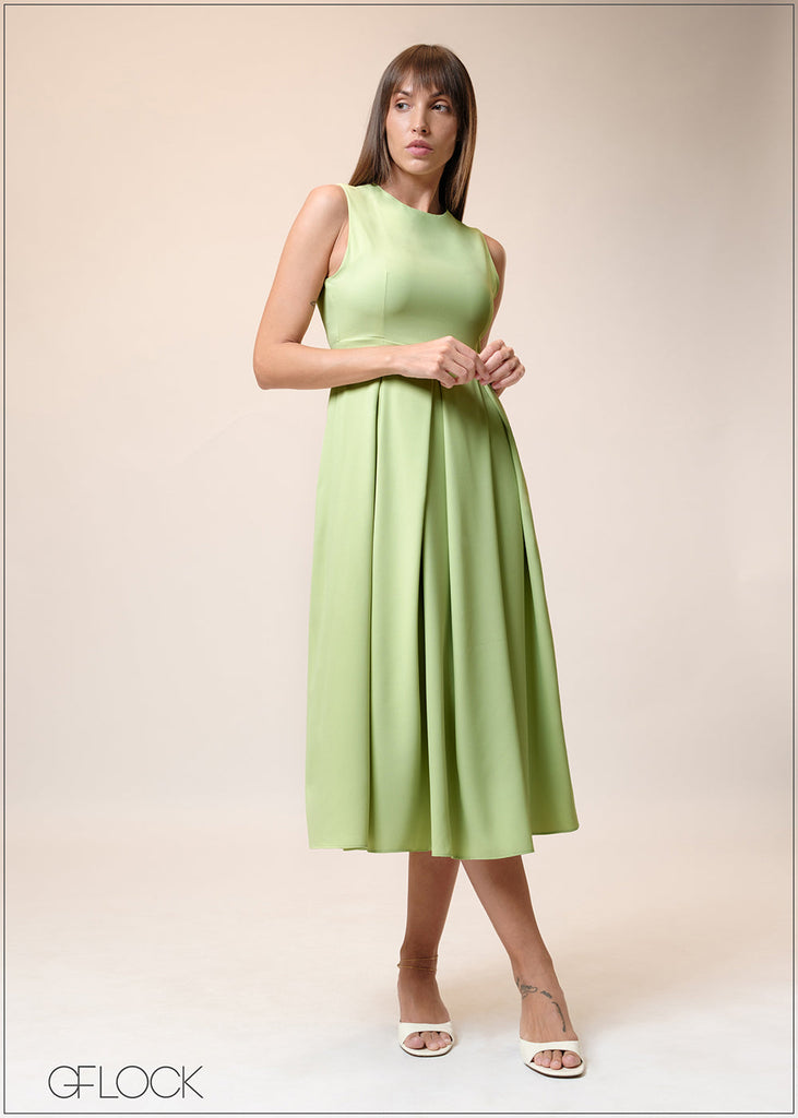 Pleated Dress - 061025