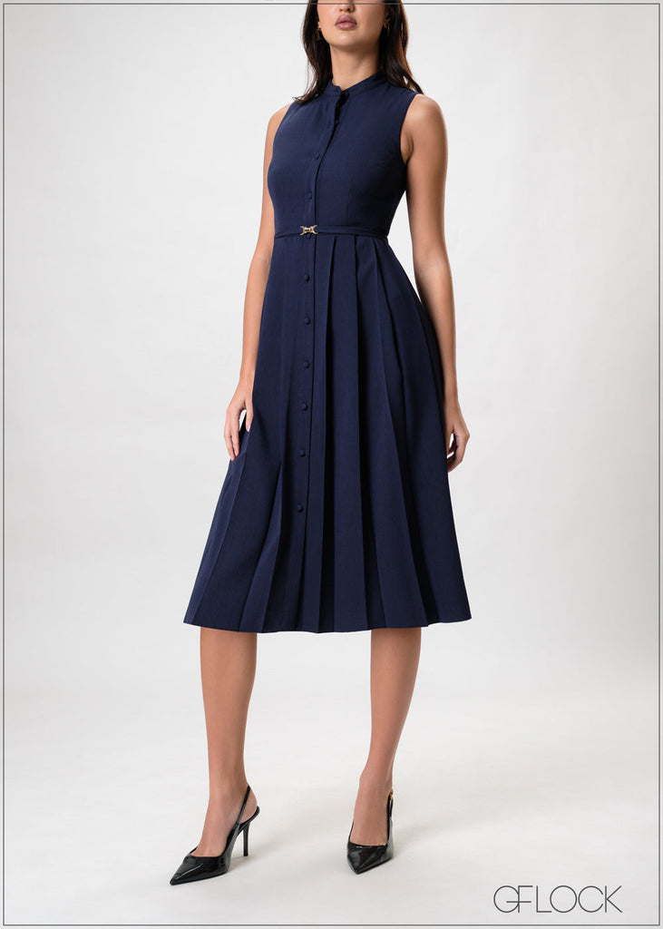 Pleated Dress - 230926W