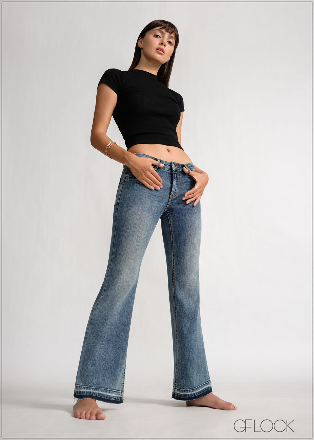 Low Waist Bootcut Jean - Short Length - 120426 – GFlock Global