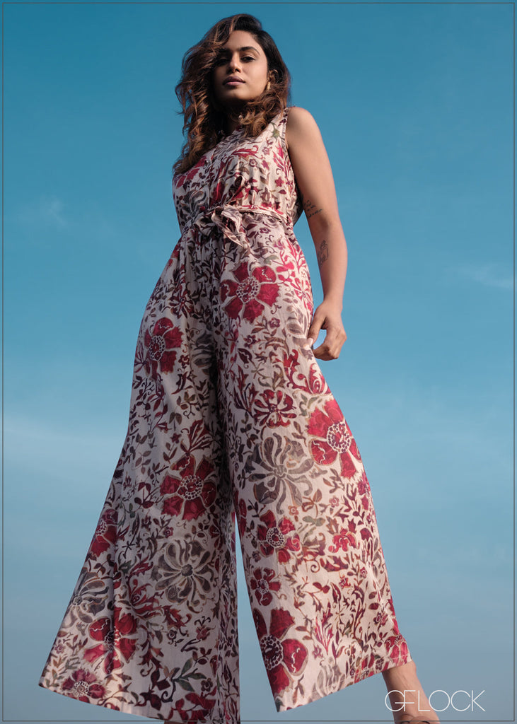 Printed Jumpsuit - 130226