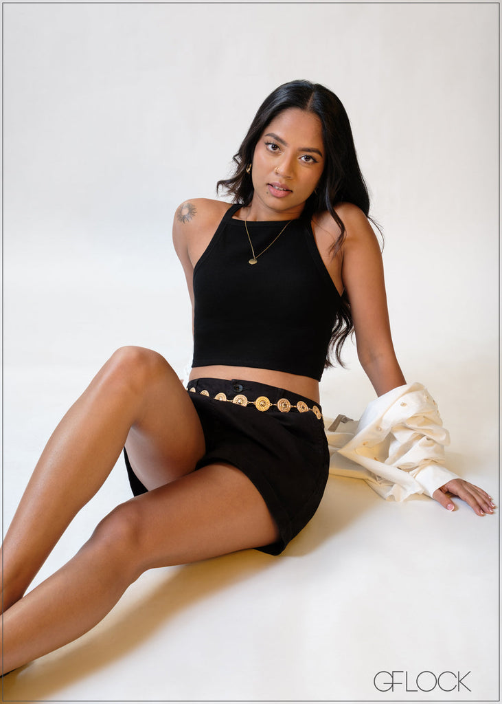 Strappy Rib Top - 200226