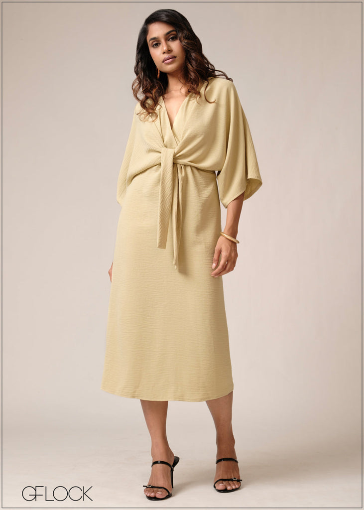 Front Knot Dress - 160726
