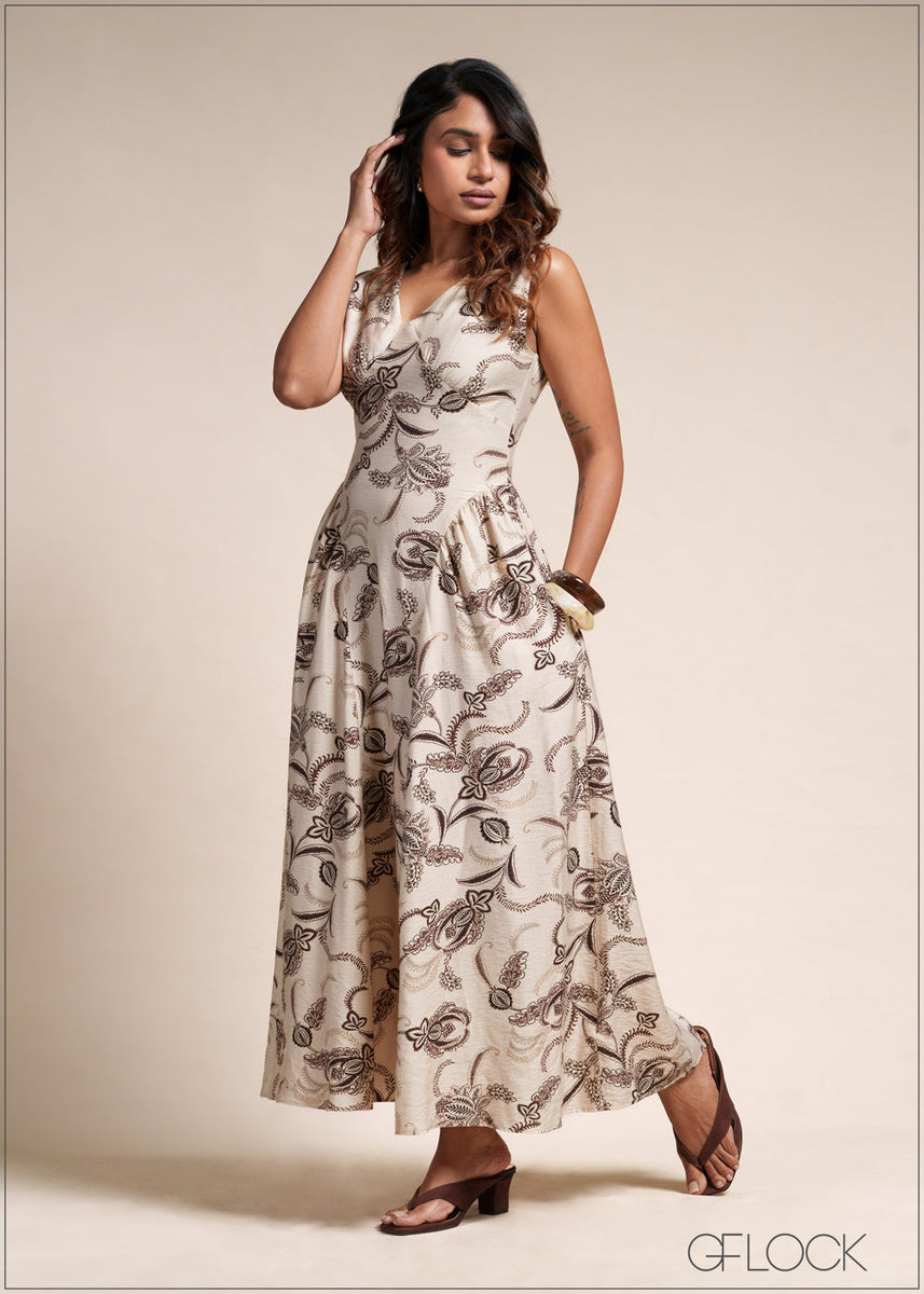 Side Detailed Maxi Dress - 110526 – GFlock Global