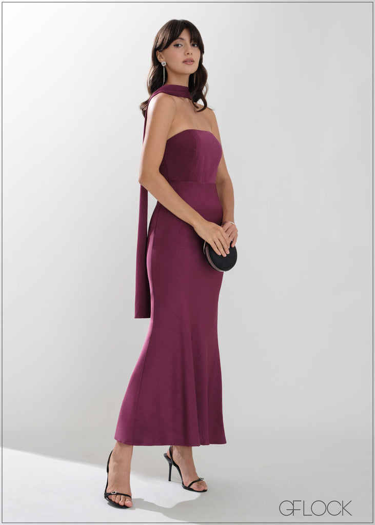 Strapless Maxi Dress - 050626