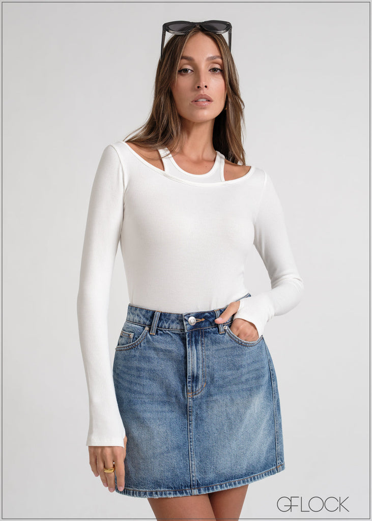 Double Ribbed Top - 170826