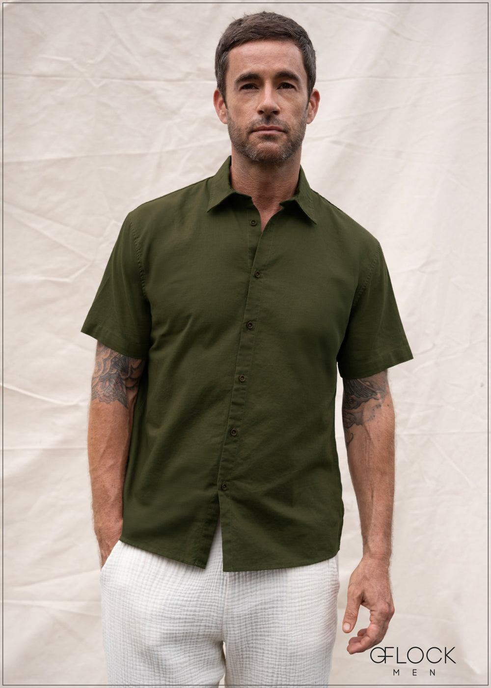 Normal Collar Short Sleeve Shirt - 080426 – GFlock Global