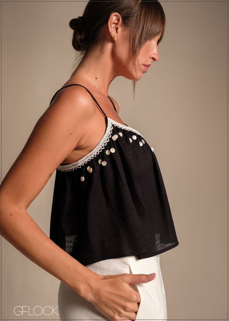 Beaded Cami Top - 231225