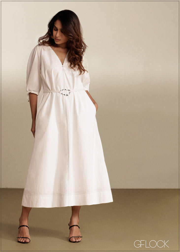 V-Neck Dress - 290526C