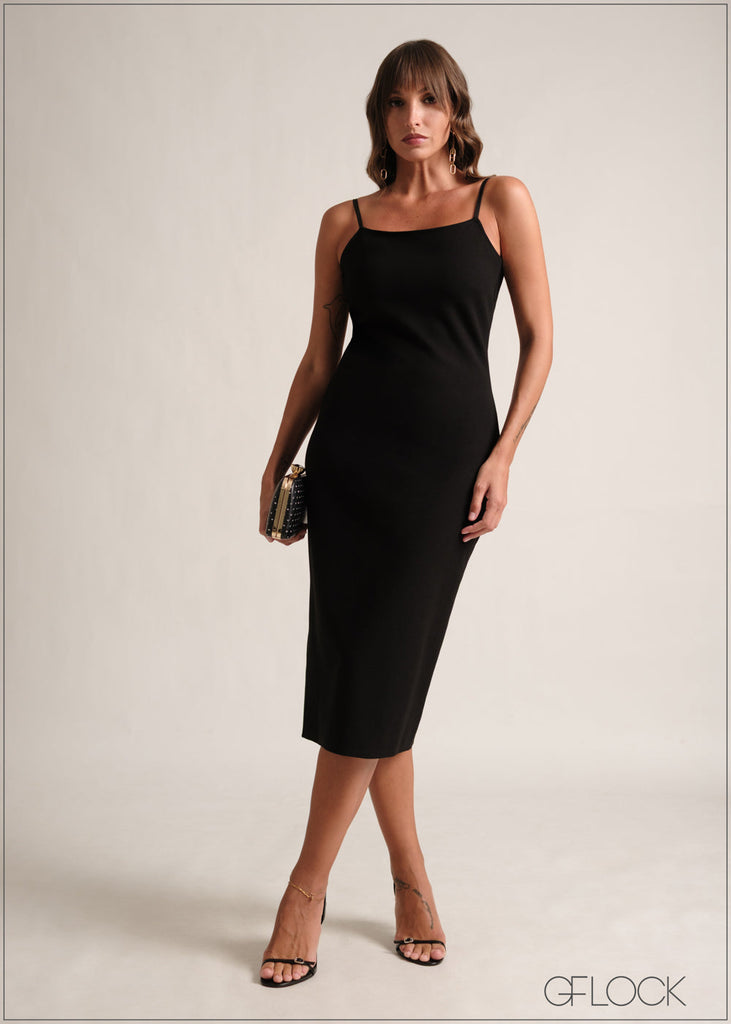 Bodycon Midi Dress - 190126