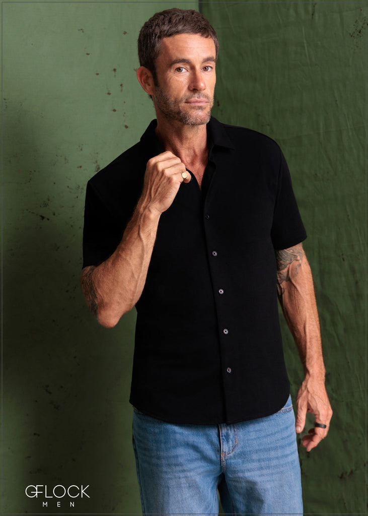 Full Placket Short Sleeve Polo - 281225M