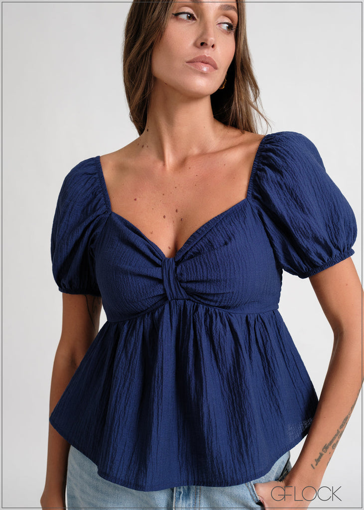 Puff Sleeve Top - 170826