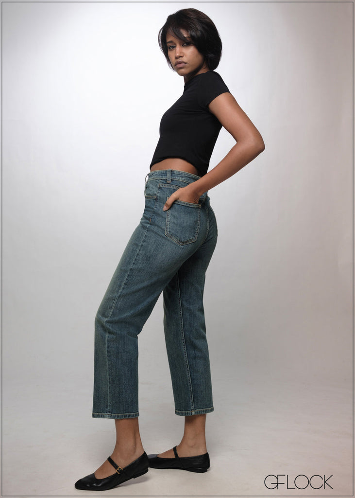Crop Straight Jean - Long Length - 141026
