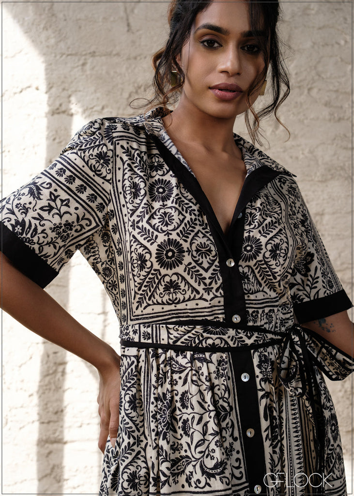 Printed Dress - 100826