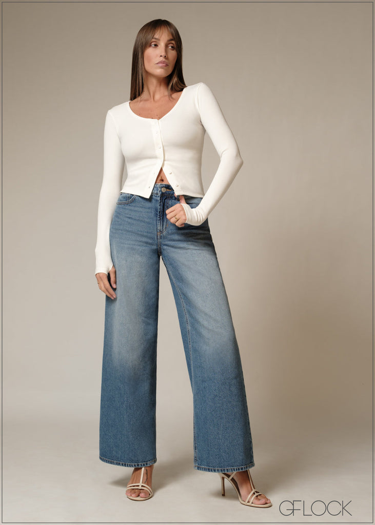 Wide Leg jean - Long Length - 230226D