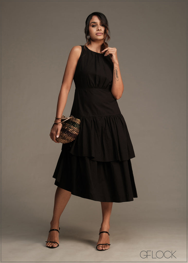 High Low Cotton Dress - 210326