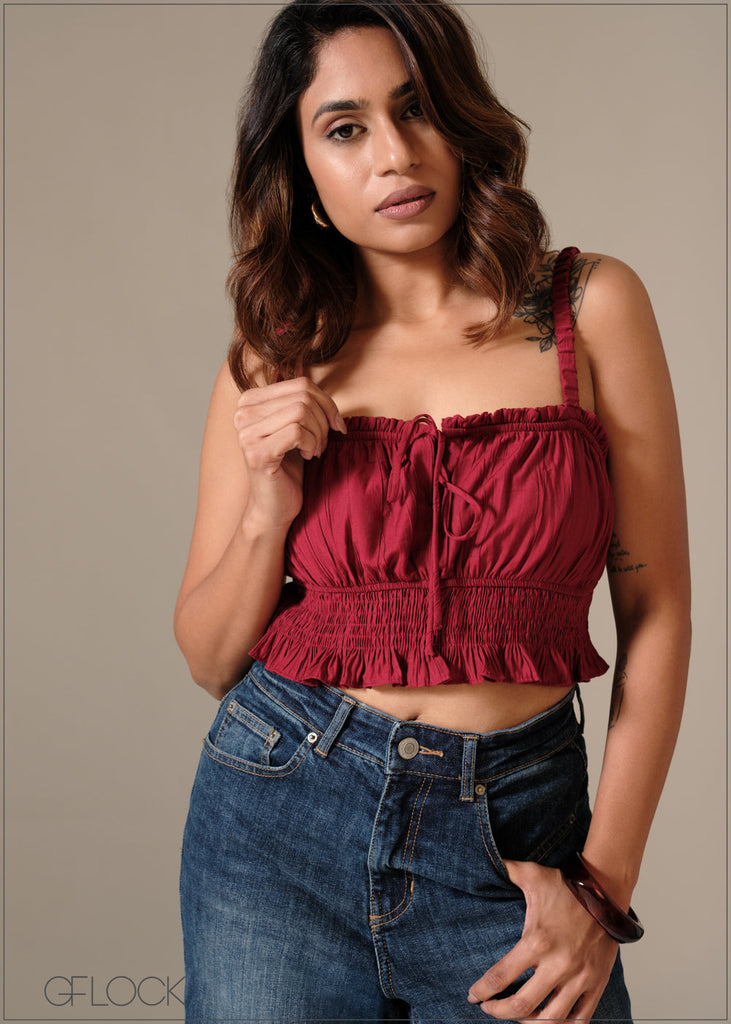 Strappy Bustier Top - 090126