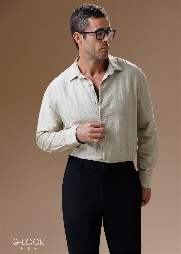 Oversize Long Sleeve Shirt - 230226M