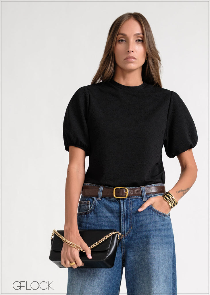 Puff Sleeve Top - 170826