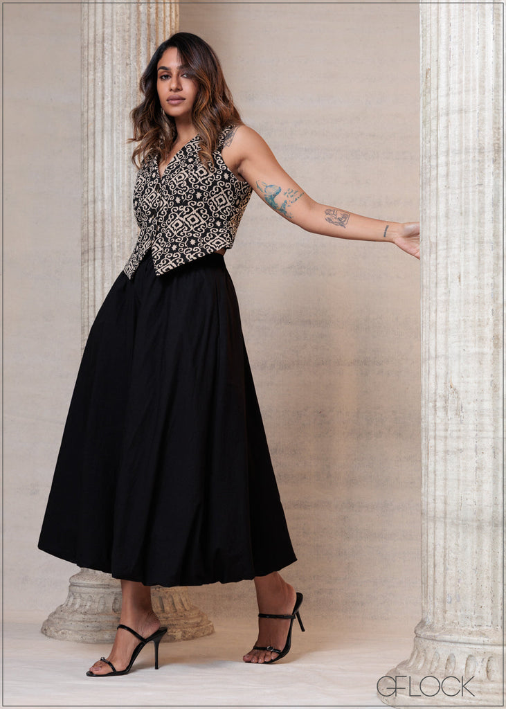 Balloon Midi Skirt - 131025