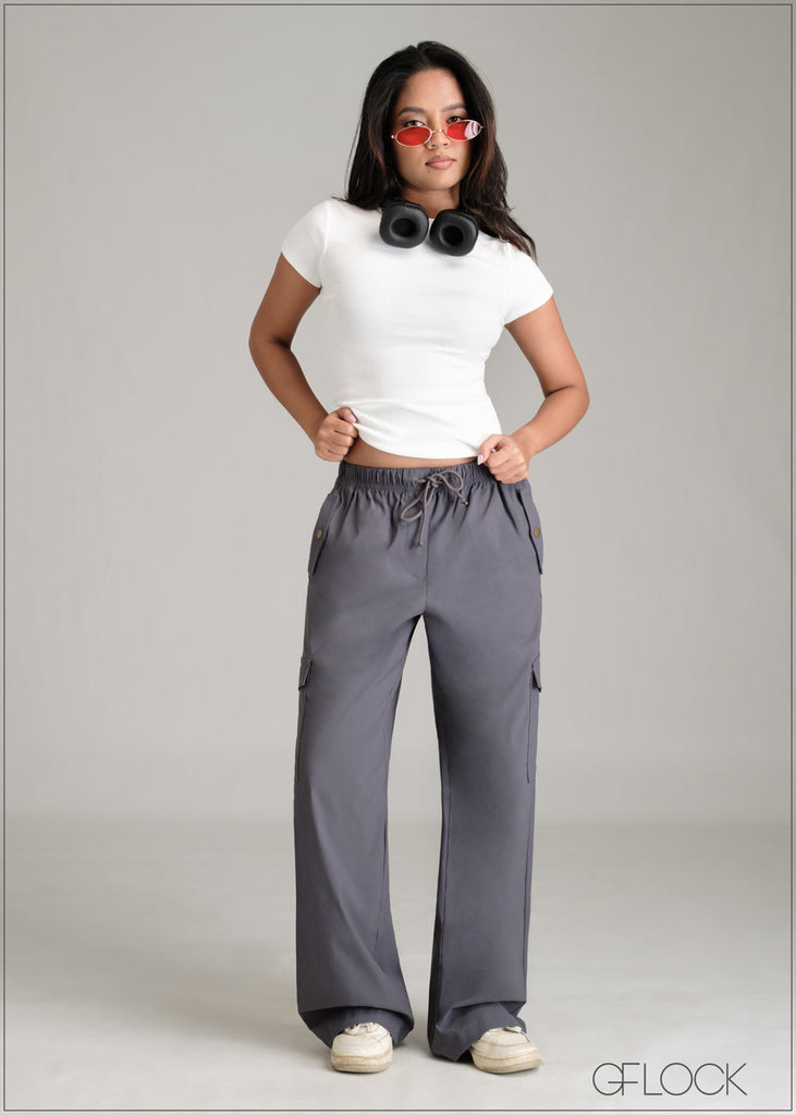 Short Sleeve Rib Top - 061225