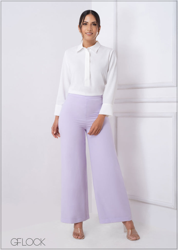 High Waist Flare Pant - 240223