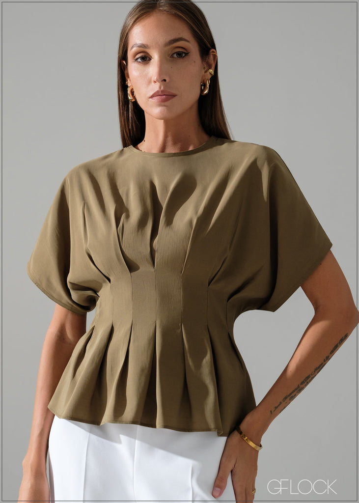 Pleated Top - 240826