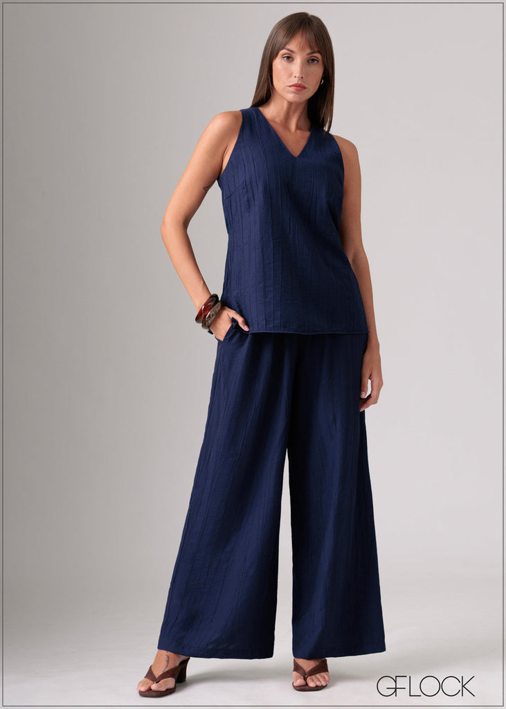 V-Neck Relaxed Top - 120126