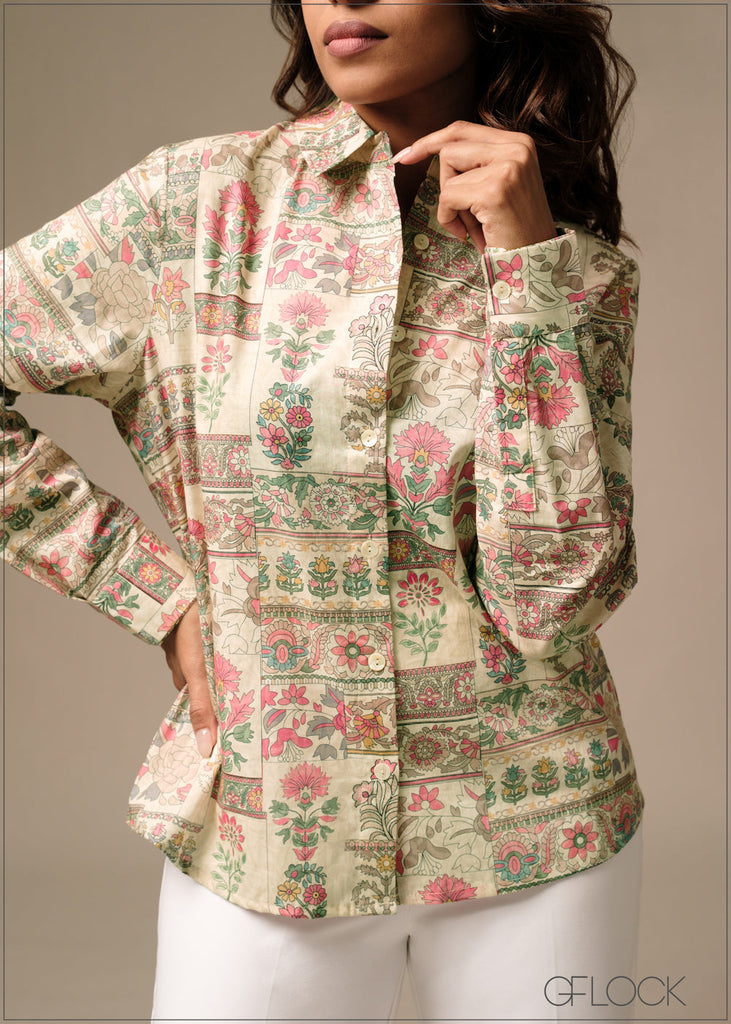 Printed Cotton Shirt - 270326