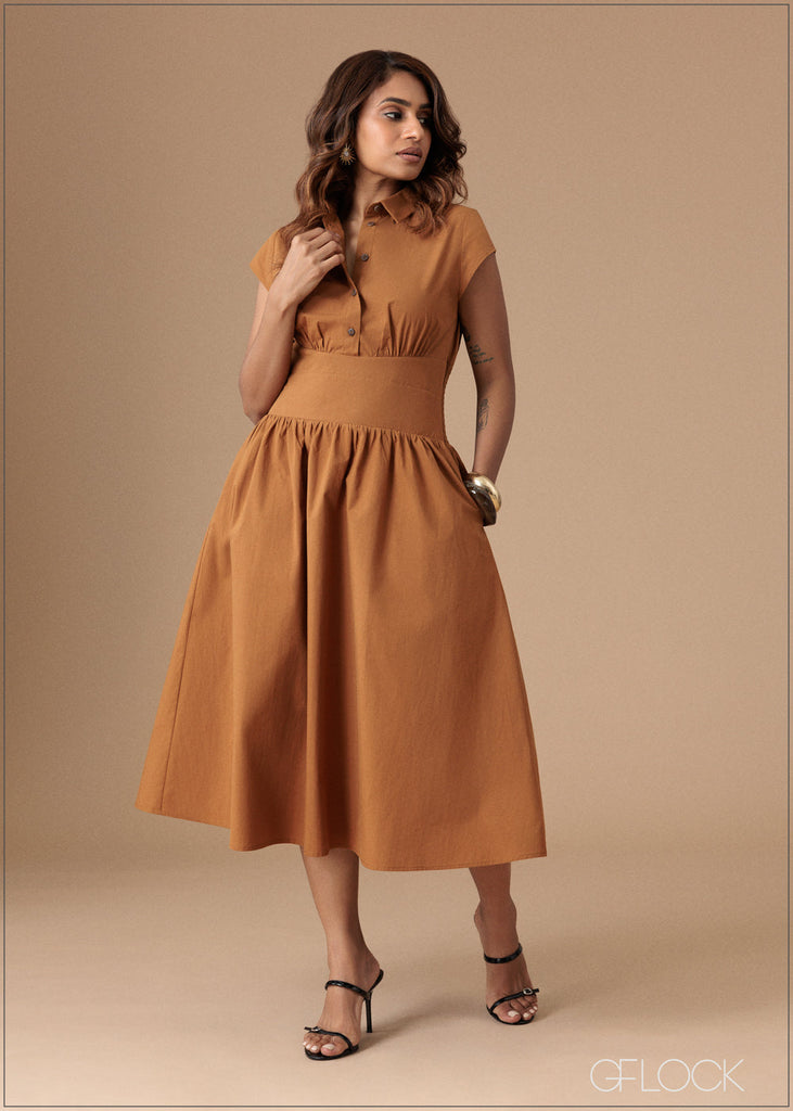 Smock Detail Dress - 140926