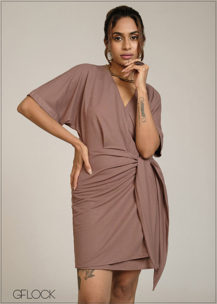 Wrap Mini Dress - 301026