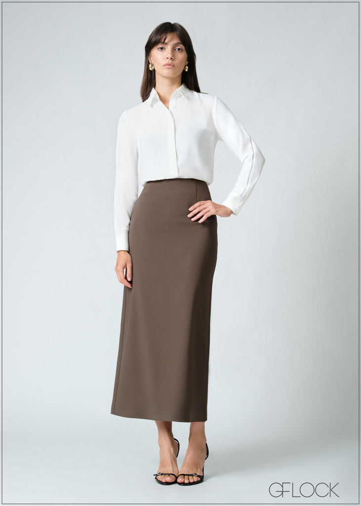 Long Pencil Skirt - 080626