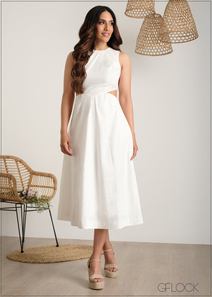 Waist Cut Out Dress - 060625