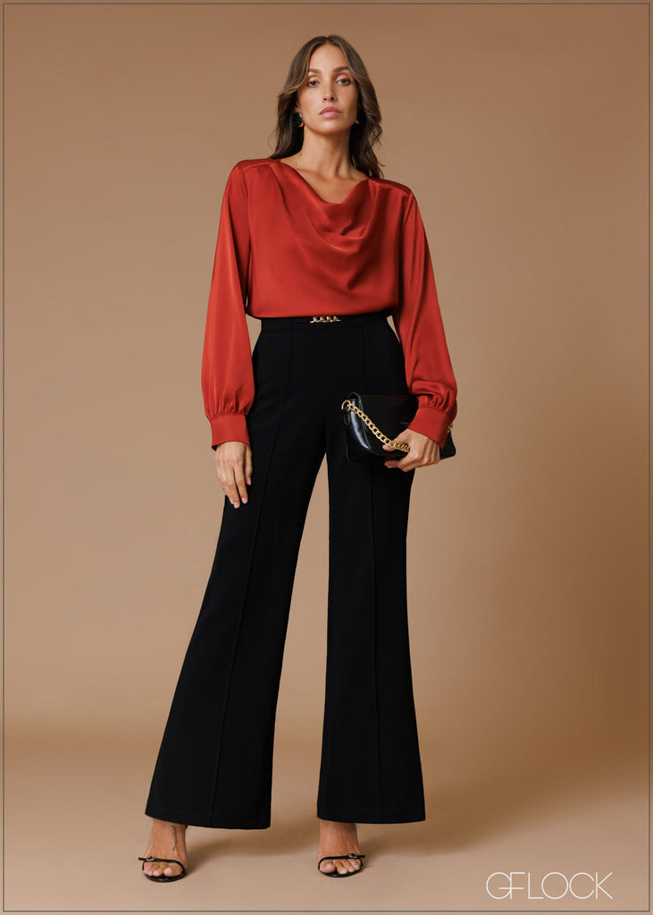Trim Detailed Pant - 140826