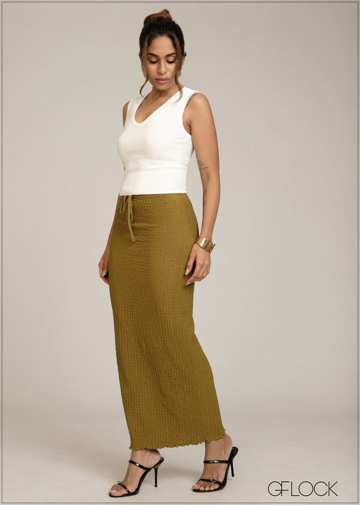 Textured Skirt - 301026