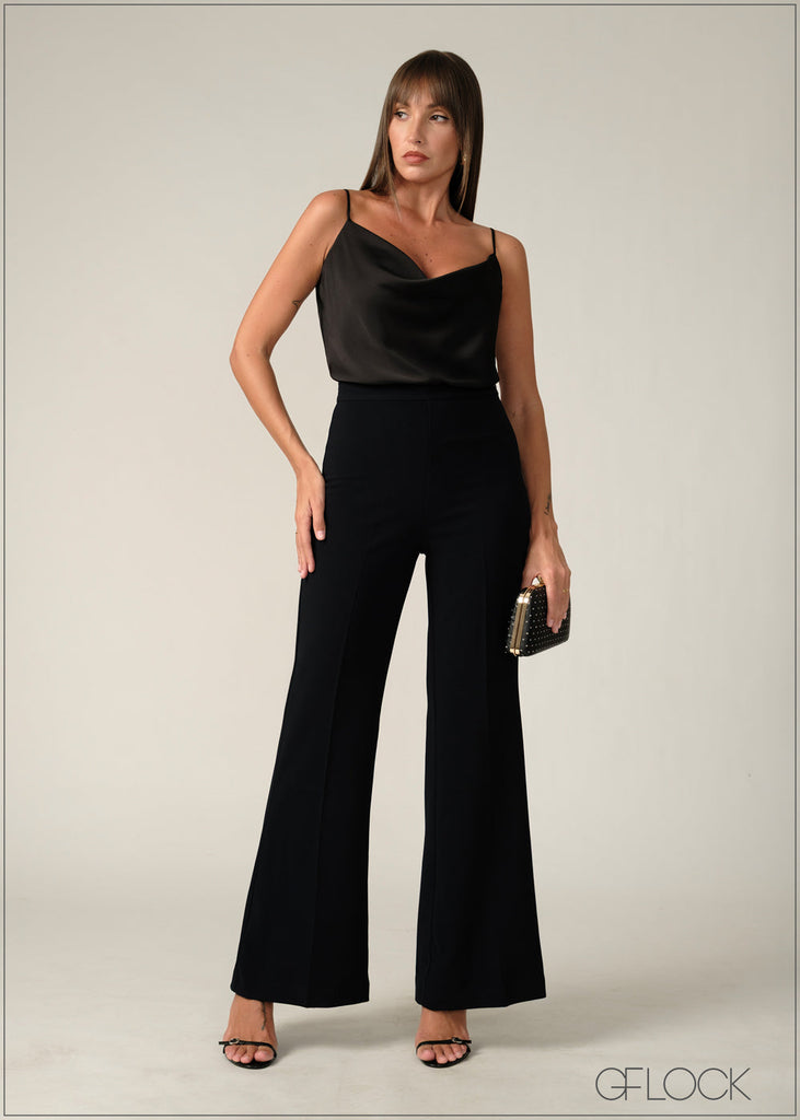 High Waist Bootleg Pant - 090326
