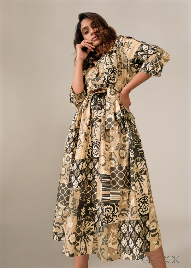 Printed Dress - 130326