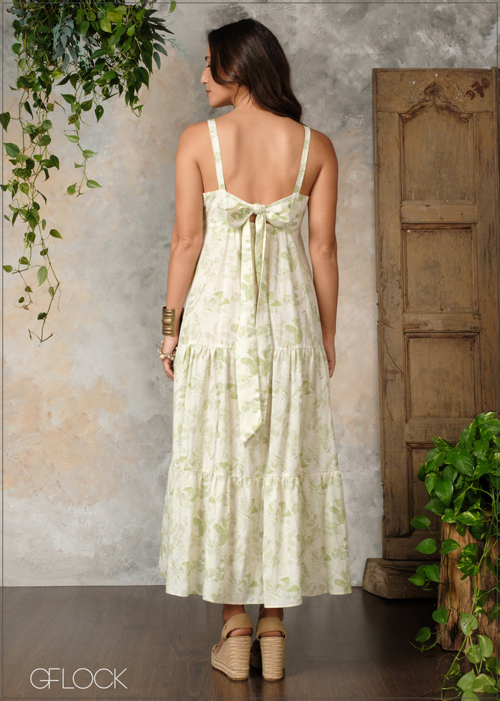 Floral Printed Tiered Dress - 230824 – GFlock Global