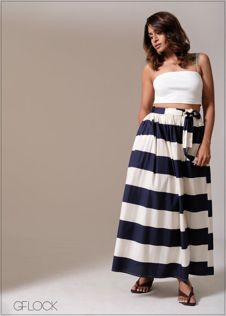 Stripped Skirt - 101125