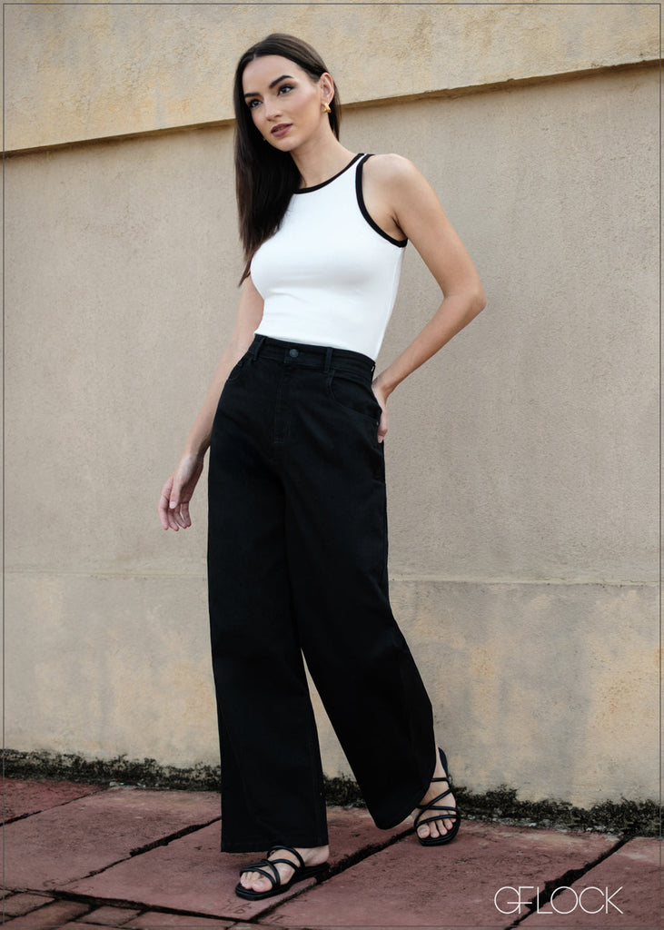 Wide Leg Jean - Short Length - 090425