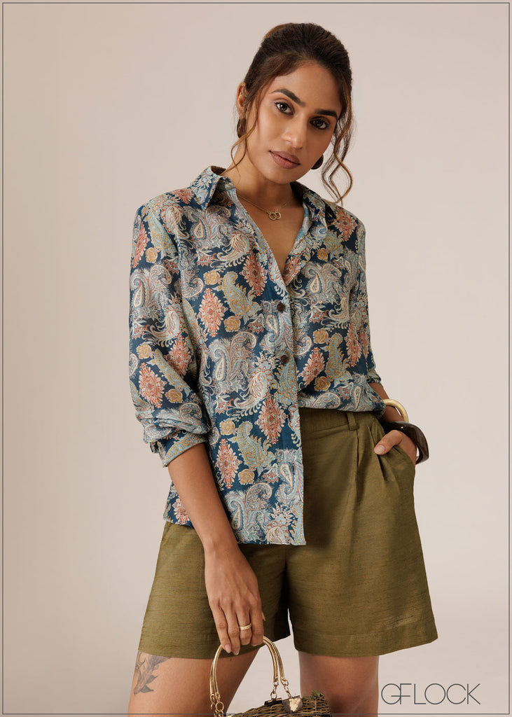 Printed Basic Shirt - 280926