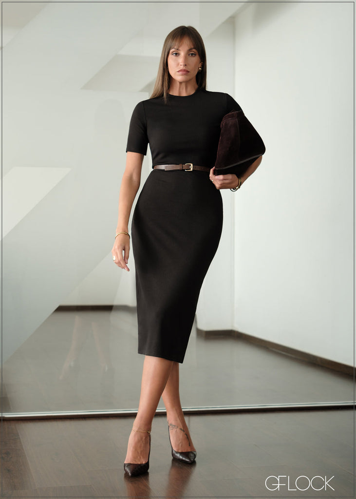 Midi Rib Dress - 141225