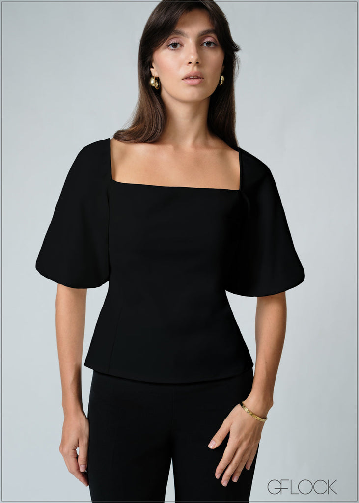Puff Sleeve Top - 260626