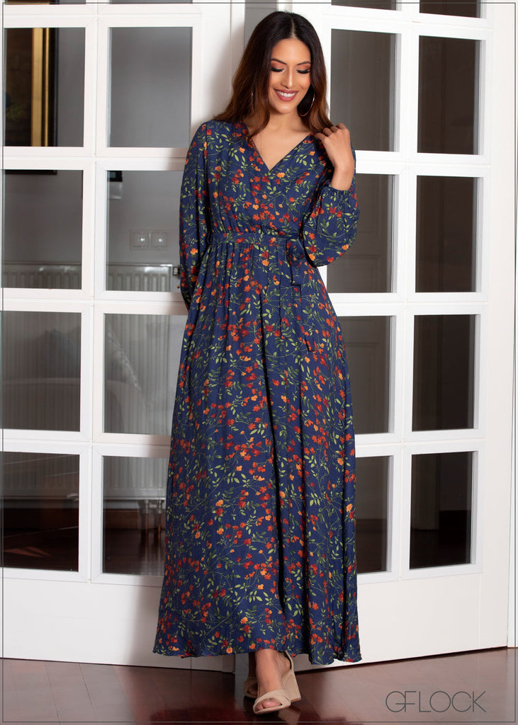 Reversible Floral Maxi dress - 112021