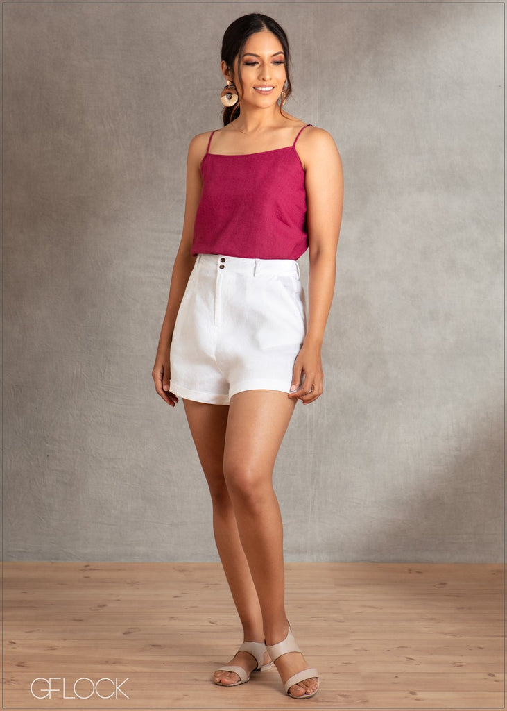 Linen Shorts - Linen 2210